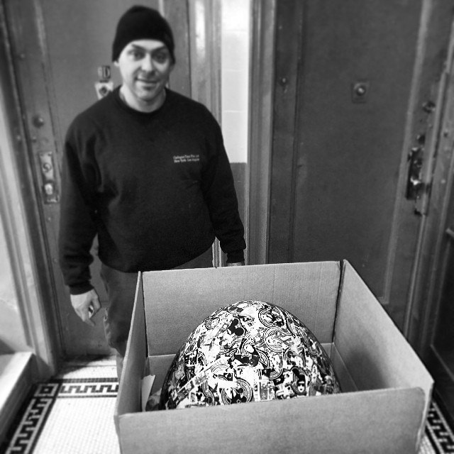 The egg packed in a box for delivery