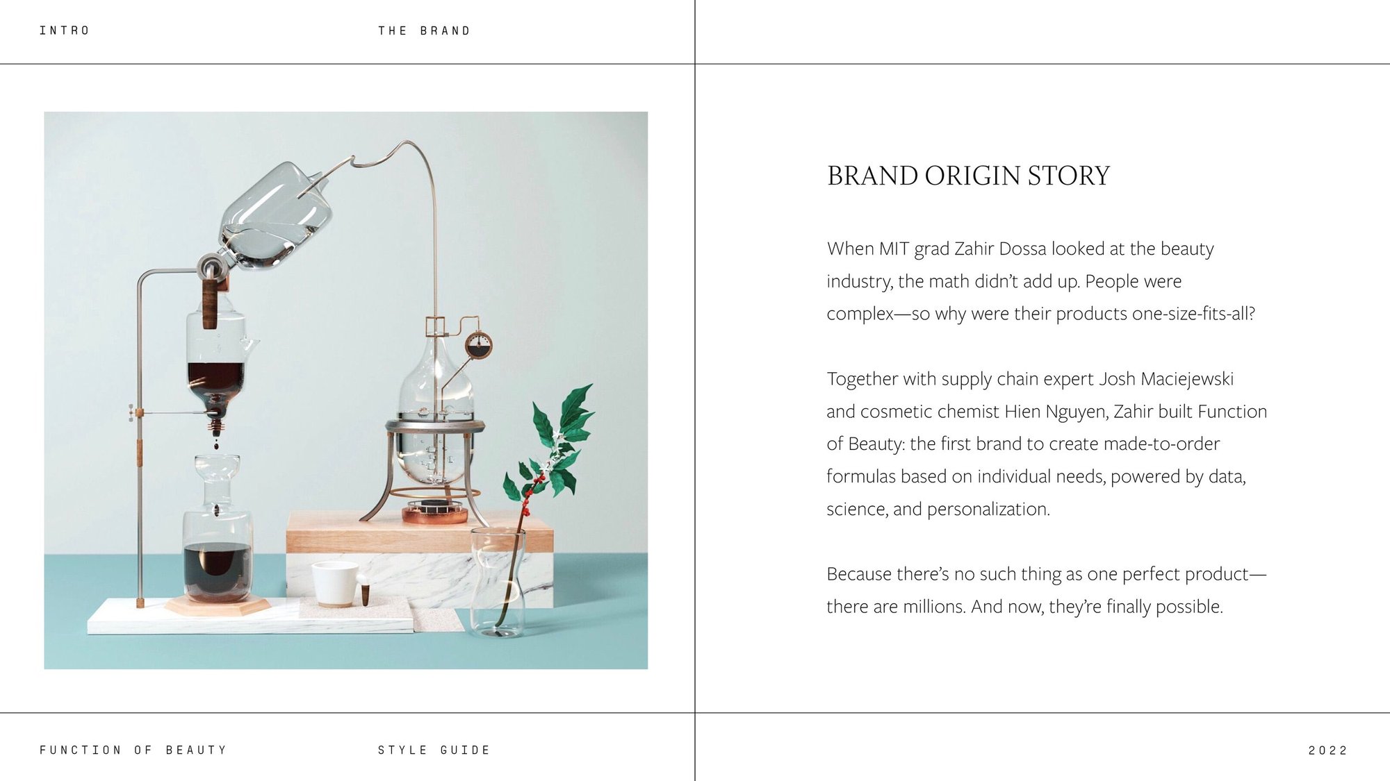 Brand origin story