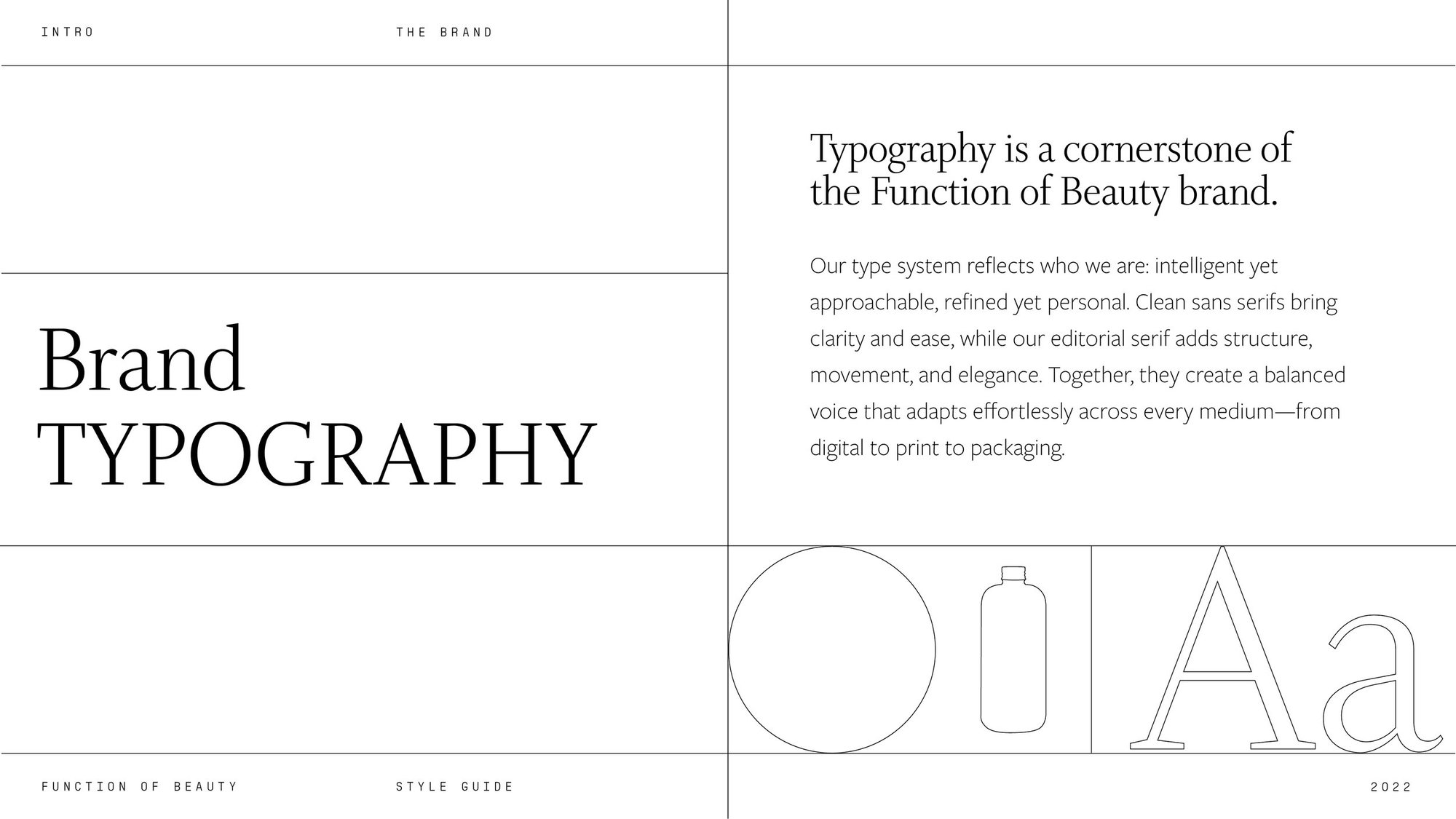 Brand typography