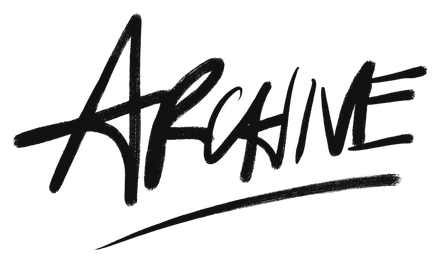 “Archive”, hand-lettered