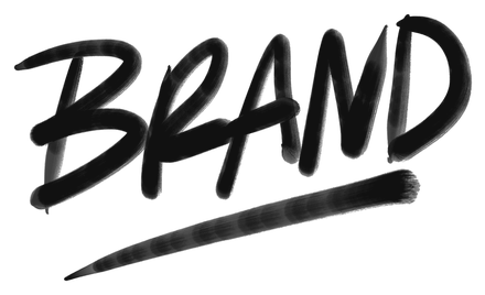 “Brand”, hand-lettered