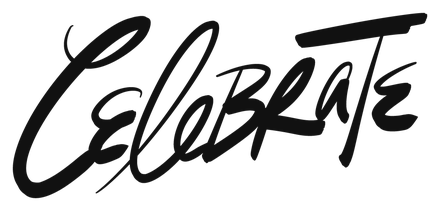 “Celebrate”, hand-lettered