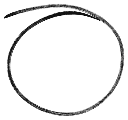 Hand-drawn circle