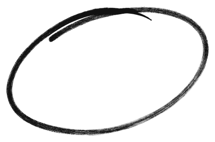 Hand-drawn circle