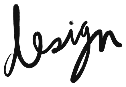 “Design”, hand-lettered