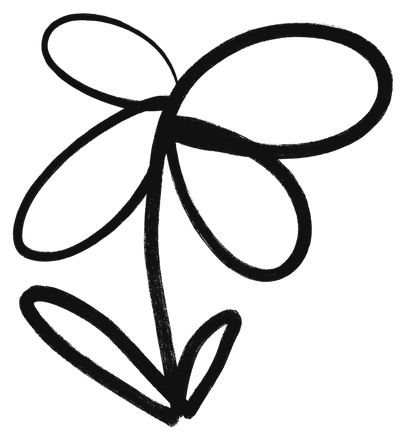 Hand-drawn flower