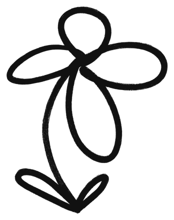 Hand-drawn flower