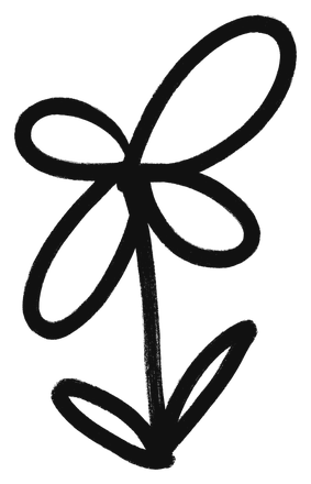 Hand-drawn flower