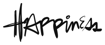 “Happiness”, hand-lettered