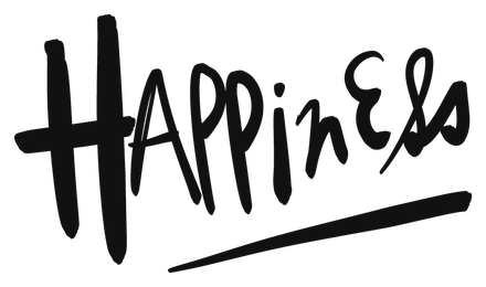 “Happiness”, hand-lettered