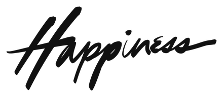 “Happiness”, hand-lettered