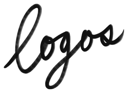 “Logos”, hand-lettered