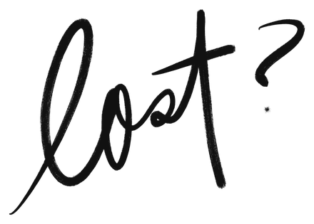 “Lost”, hand-lettered