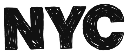 NYC, hand-lettered
