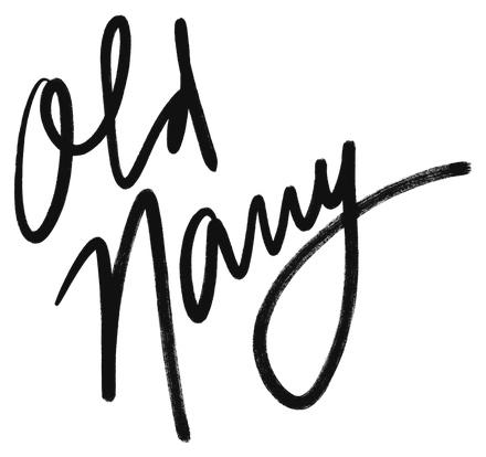 “Old navy”, hand-lettered