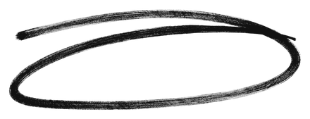 Hand-drawn oval