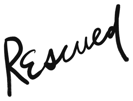 “Rescued”, hand-lettered