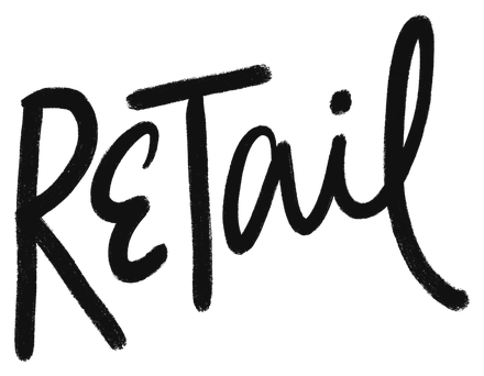 “Retail”, hand-lettered