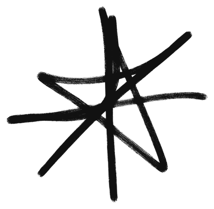Hand-drawn star