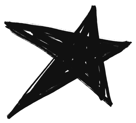Hand-drawn star