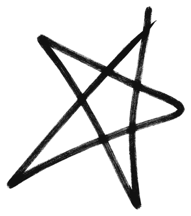 Hand-drawn star