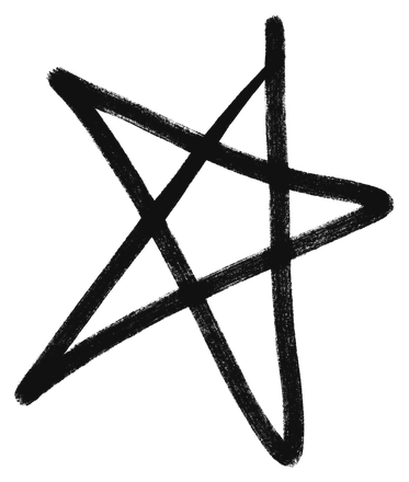 Hand-drawn star