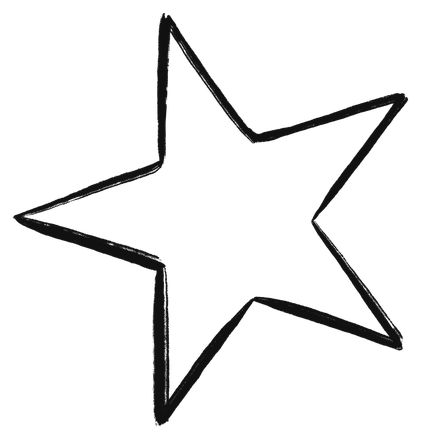 Hand-drawn star