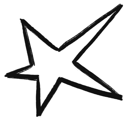 Hand-drawn star