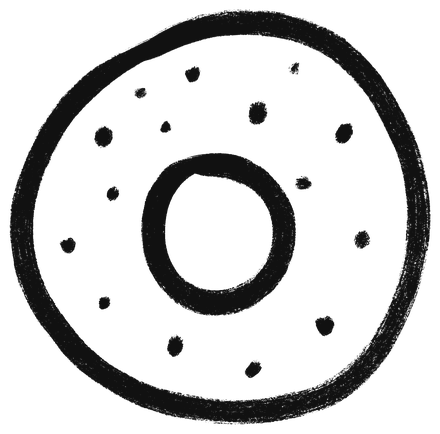 Doodle: bagel