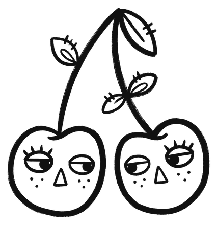 Doodle: cherries