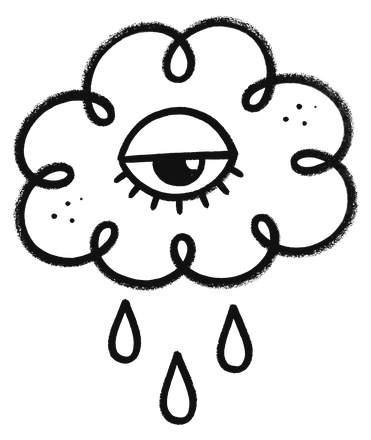 Doodle: rain cloud