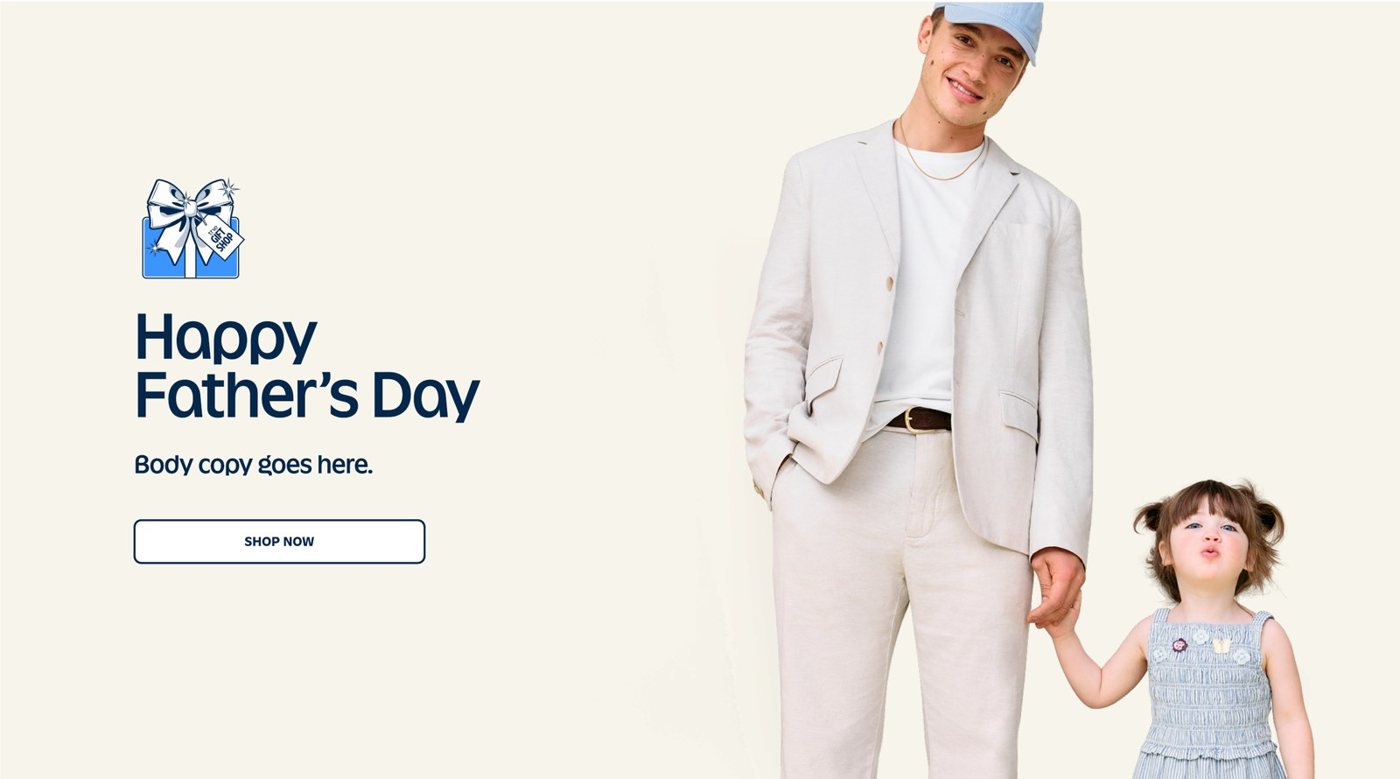 Homepage module: The Gift Shop, Happy Father’s Day