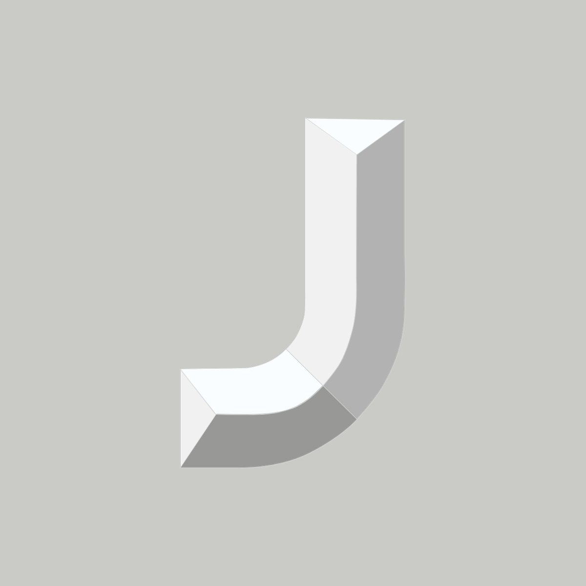 The faceted J monogram