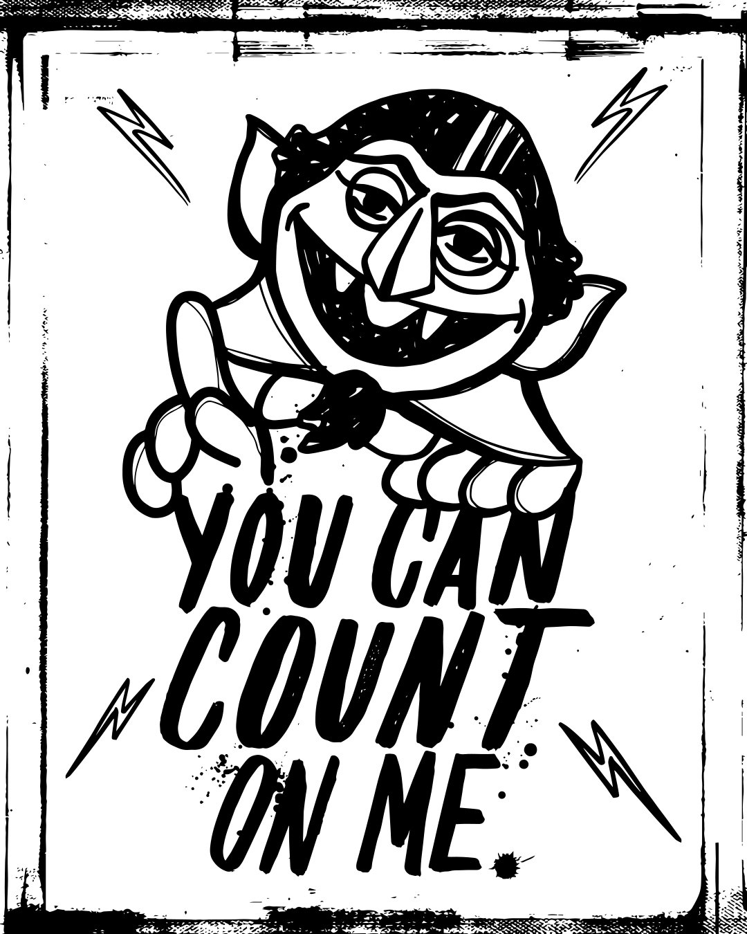 The Count in ink: You can count on me