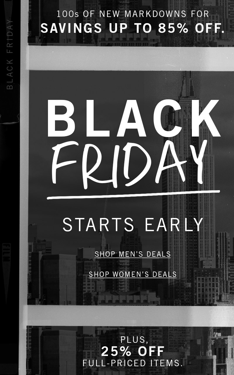 Black Friday starts early, on mobile