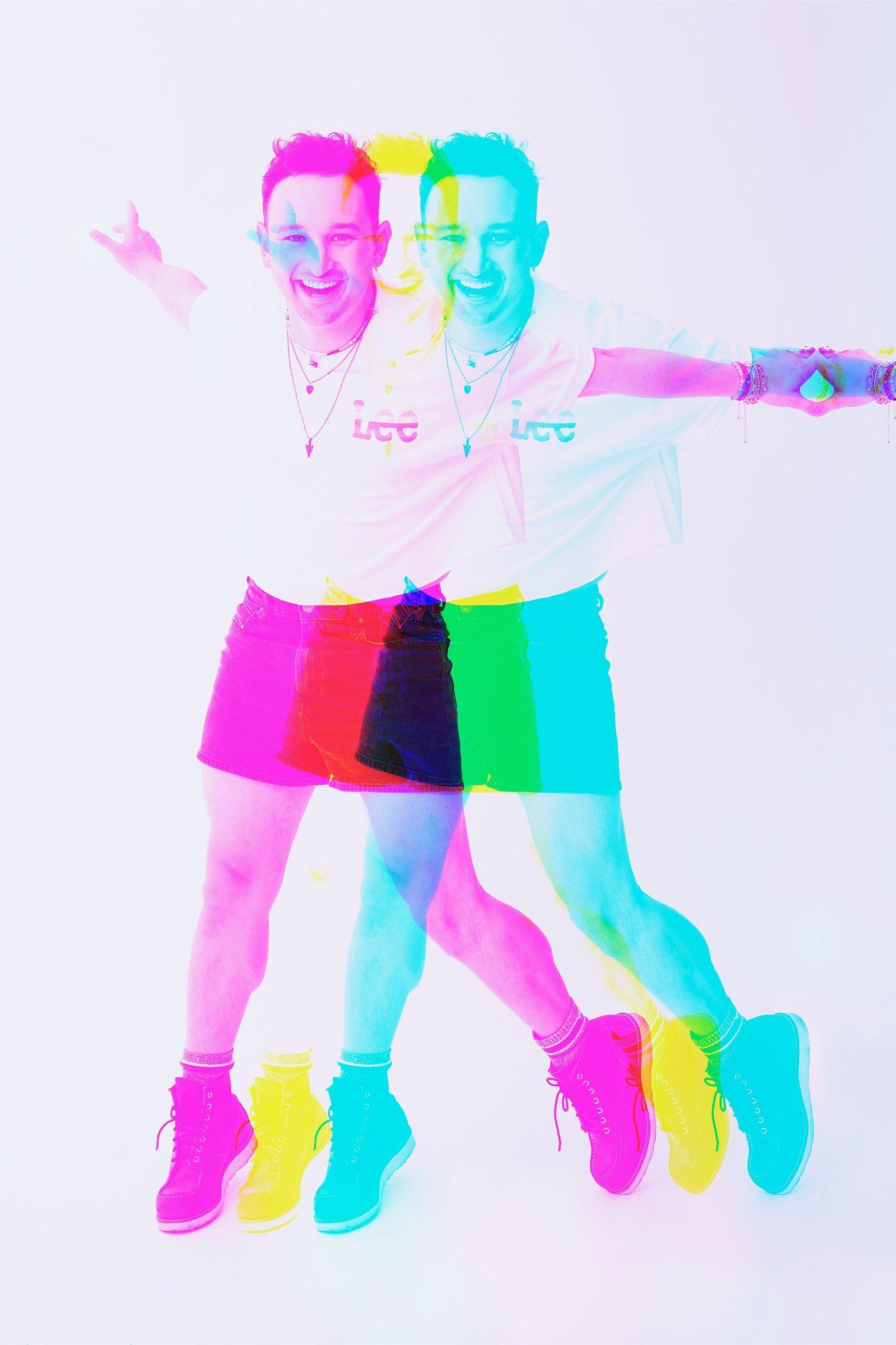 Two models in motion, chromatic