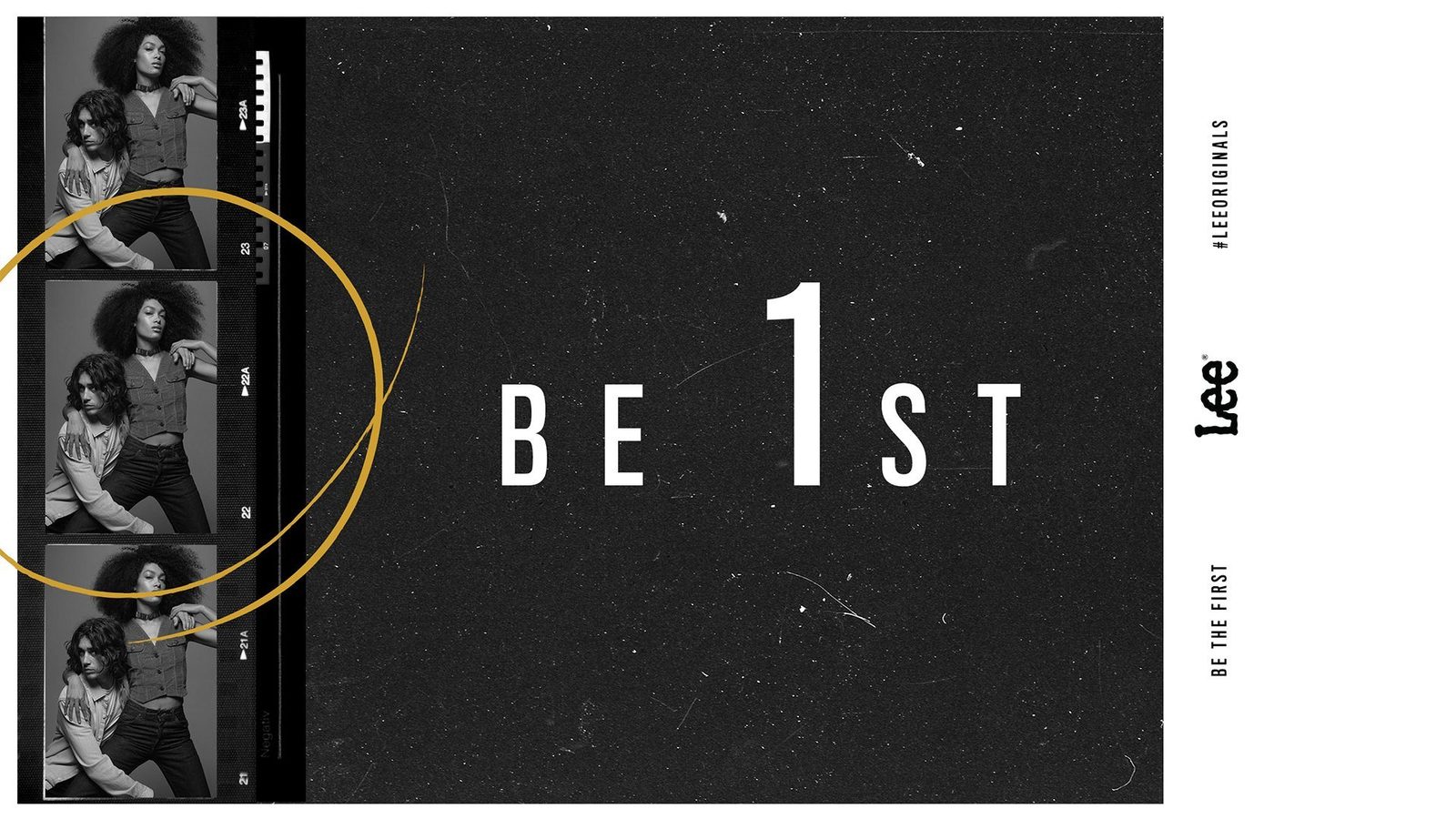 Be 1st, black-and-white layout