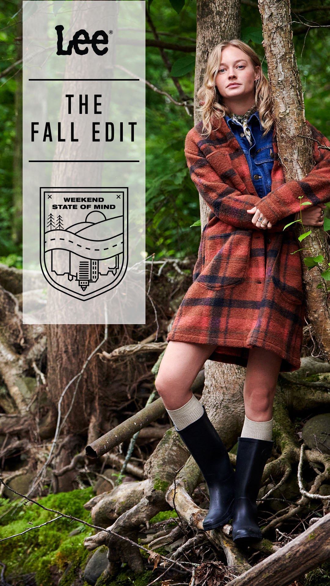 The Fall Edit, Instagram story with the Weekend State of Mind badge
