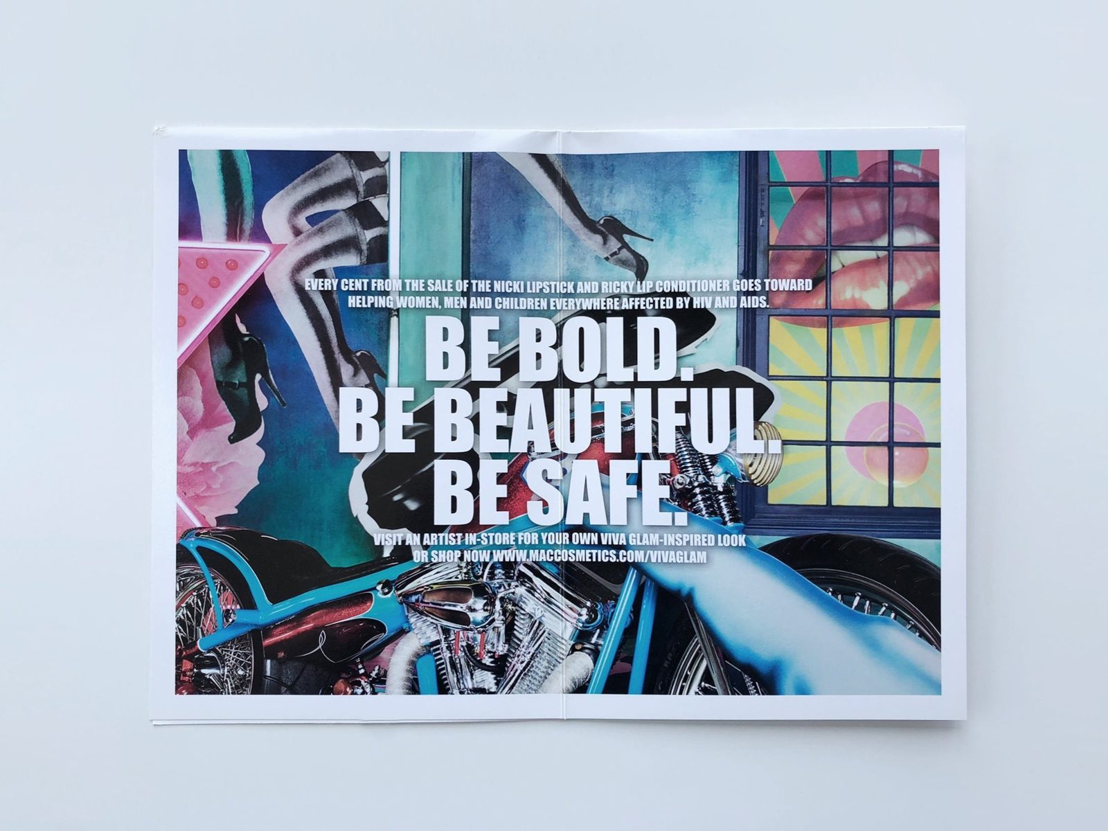 Be bold, be beautiful, be safe card