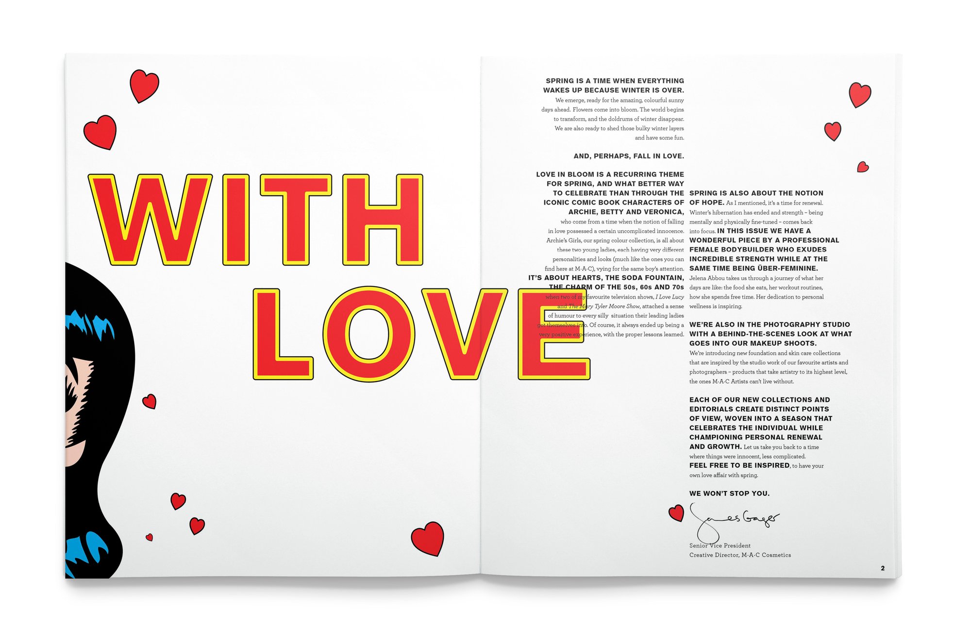 Maczine spread: With Love