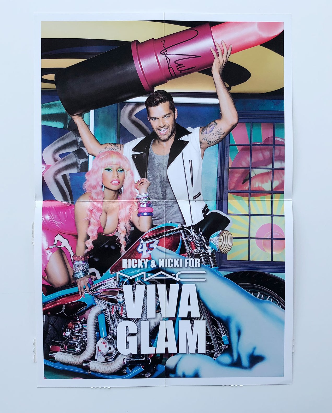 Ricky and Nicki for Viva Glam poster