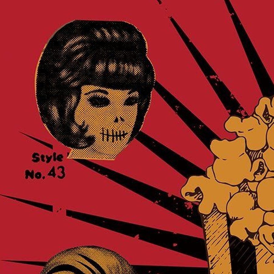 Poster detail: a head, Style No. 43