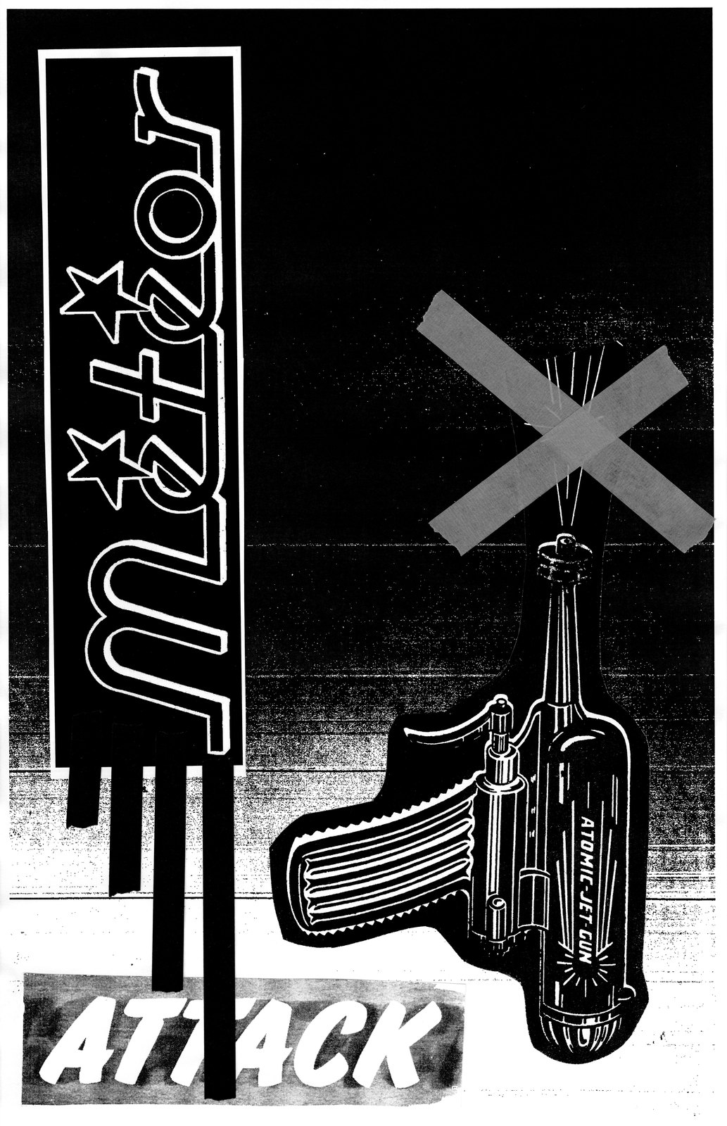 Mirror, Attack: a ray gun under a taped X