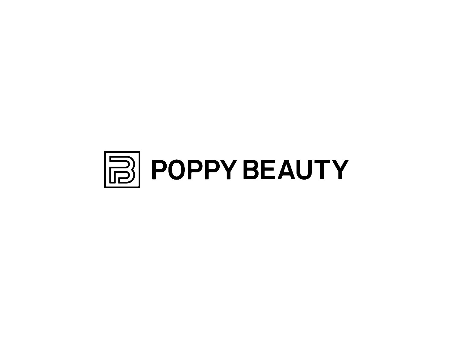 Poppy Beauty horizontal lockup