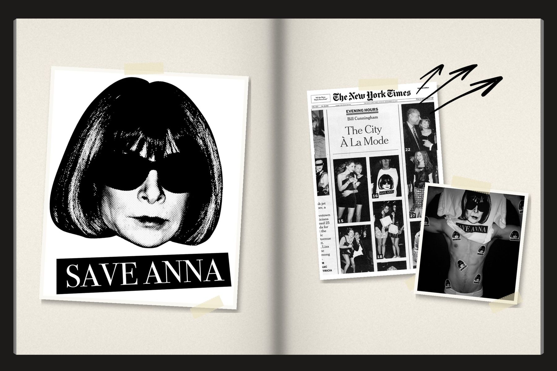 Sketchbook spread: Save Anna