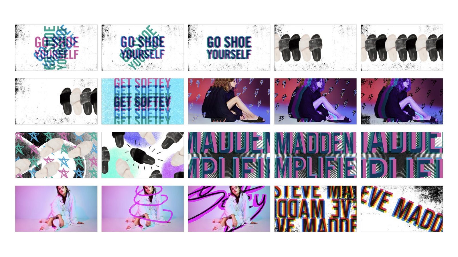 Social grid of Go Shoe Yourself posts