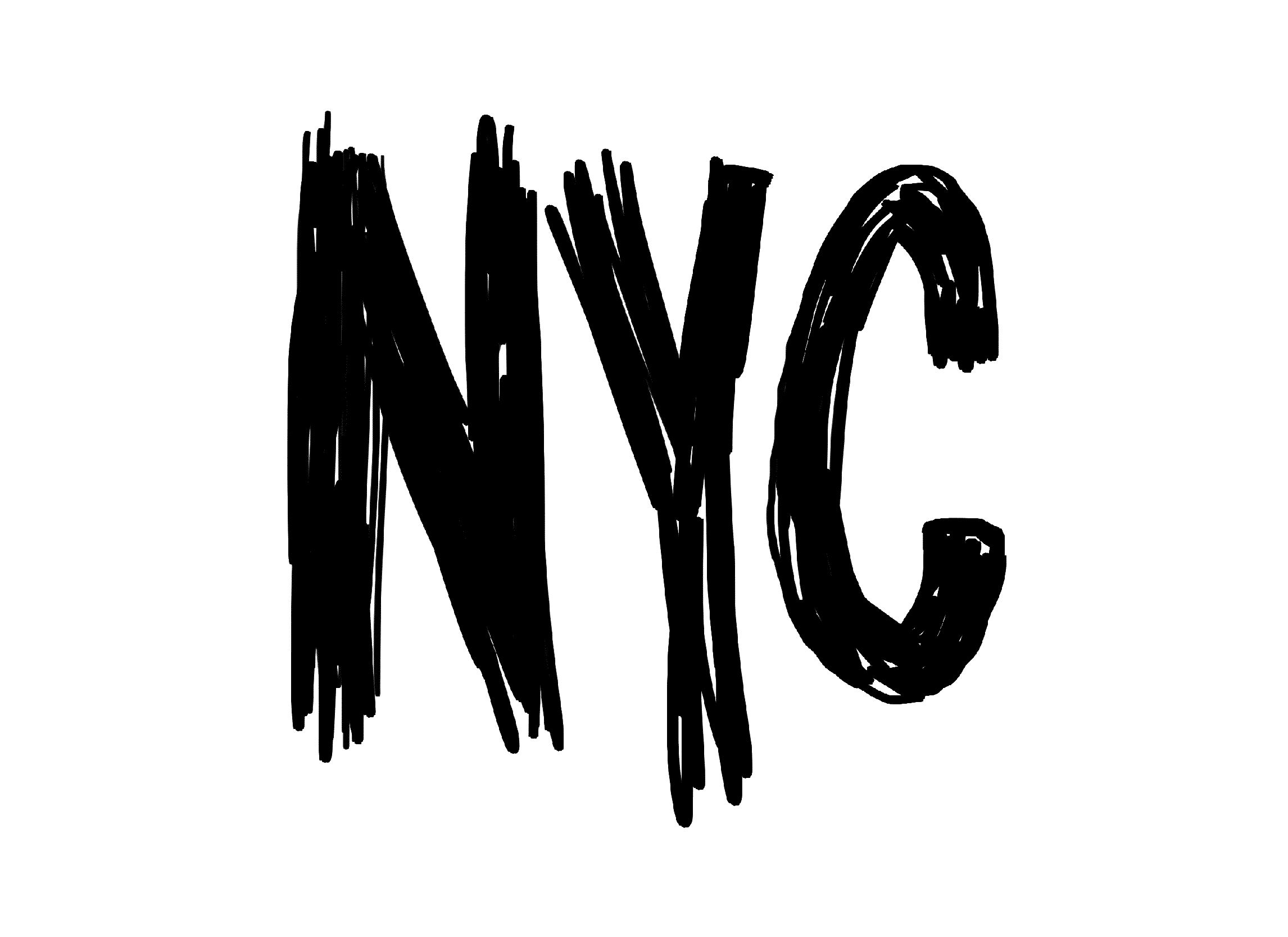 NYC in marker, animated