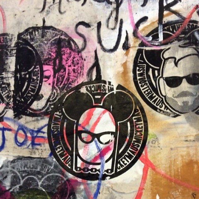 A painted MadMaus wall
