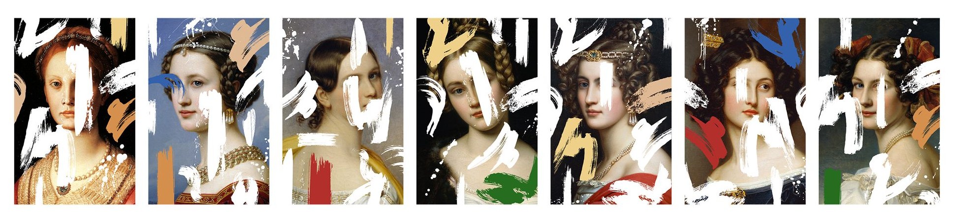 The full set of Disrupt portraits in a row