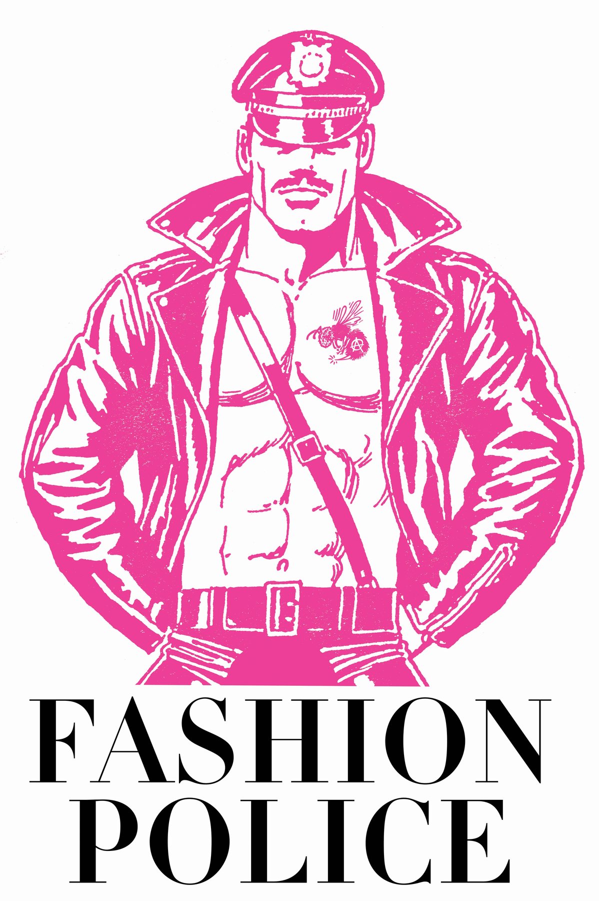 Fashion Police in pink line